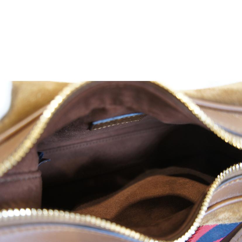 GUCCI グッチ/アタッシェスモールスウェードショルダー/699409//520***/SAランク/92