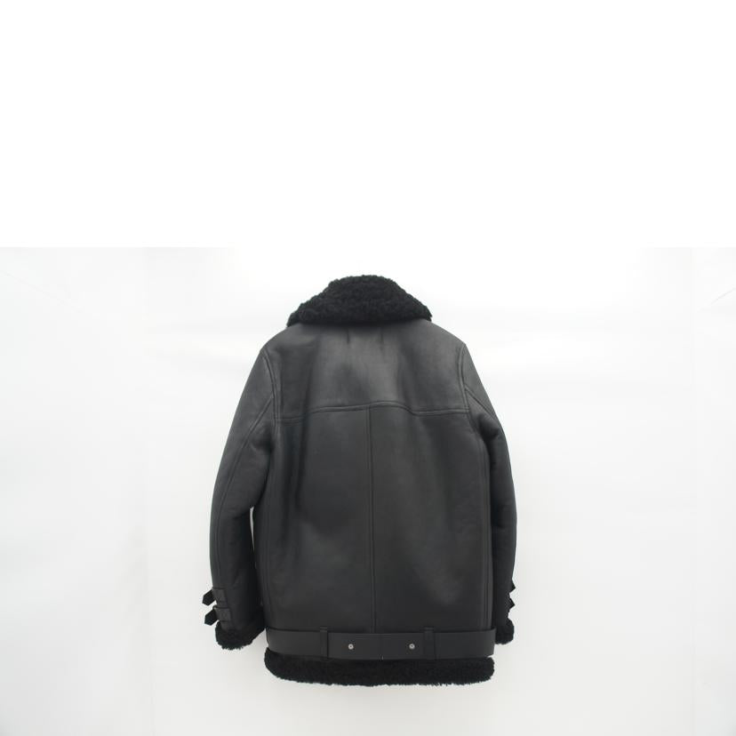 Acne　Studios アクネストゥデイオズ/ムートンライダースレザージャケット／コート／ブラック//ABランク/18