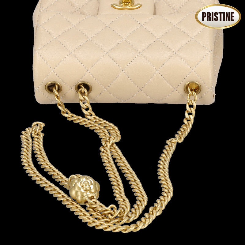 CHANEL シャネル/ラムスキン／ミニマトラッセ18チェ－ンショルダ－バッグ//ULH******/Sランク/93