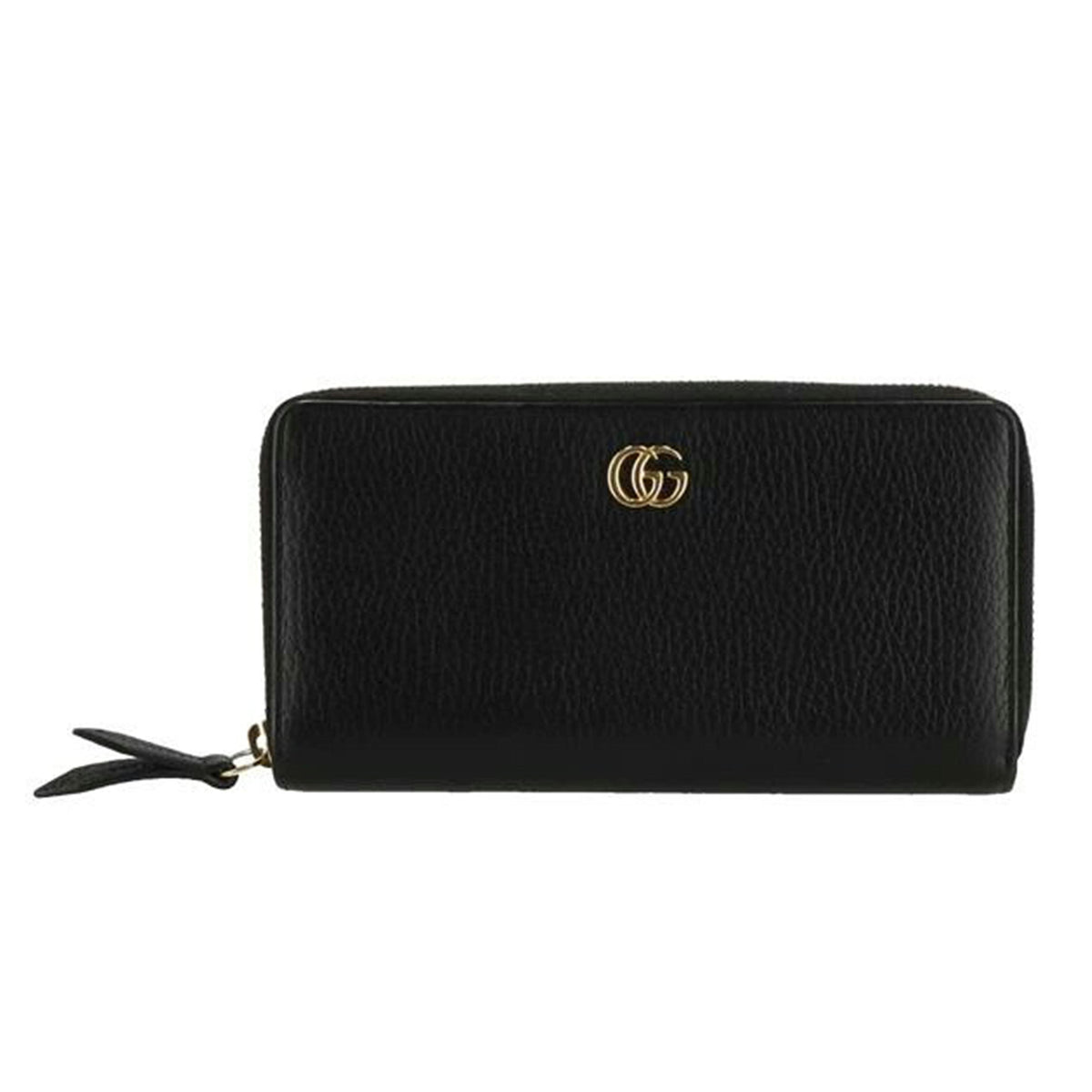 GUCCI グッチ/ダブルGジップアラウンドウォレット/ブラック/456117//584***/ABランク/40