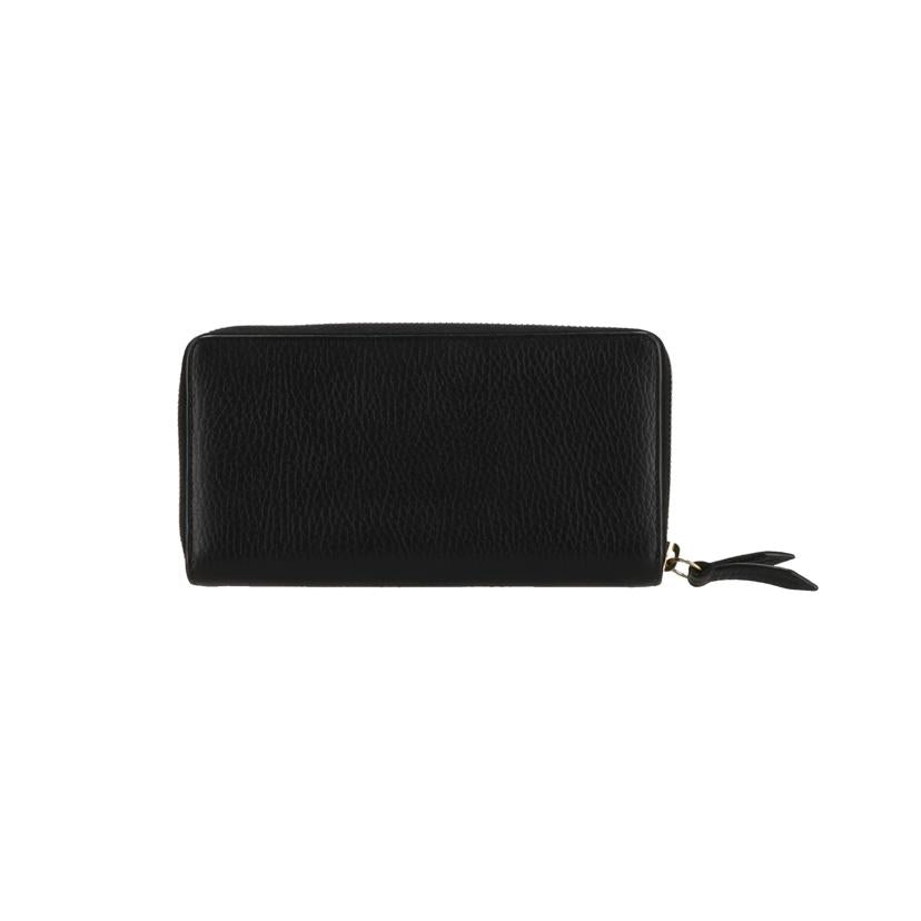 GUCCI グッチ/ダブルGジップアラウンドウォレット/ブラック/456117//584***/ABランク/40