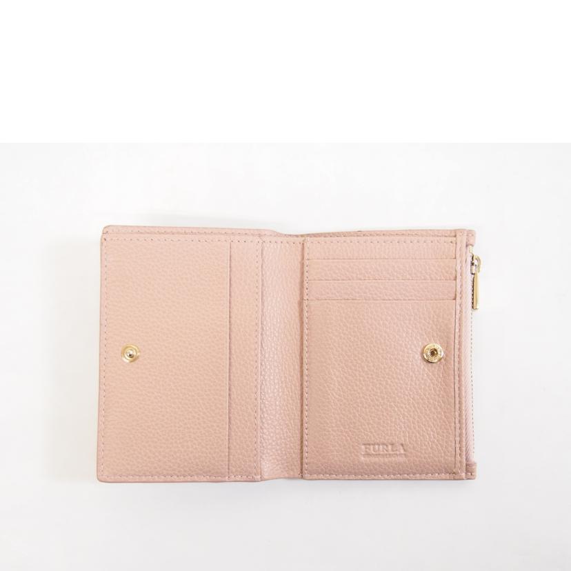 FURLA フルラ/レザースモールバイフォールドジップウォレット//ABランク/71