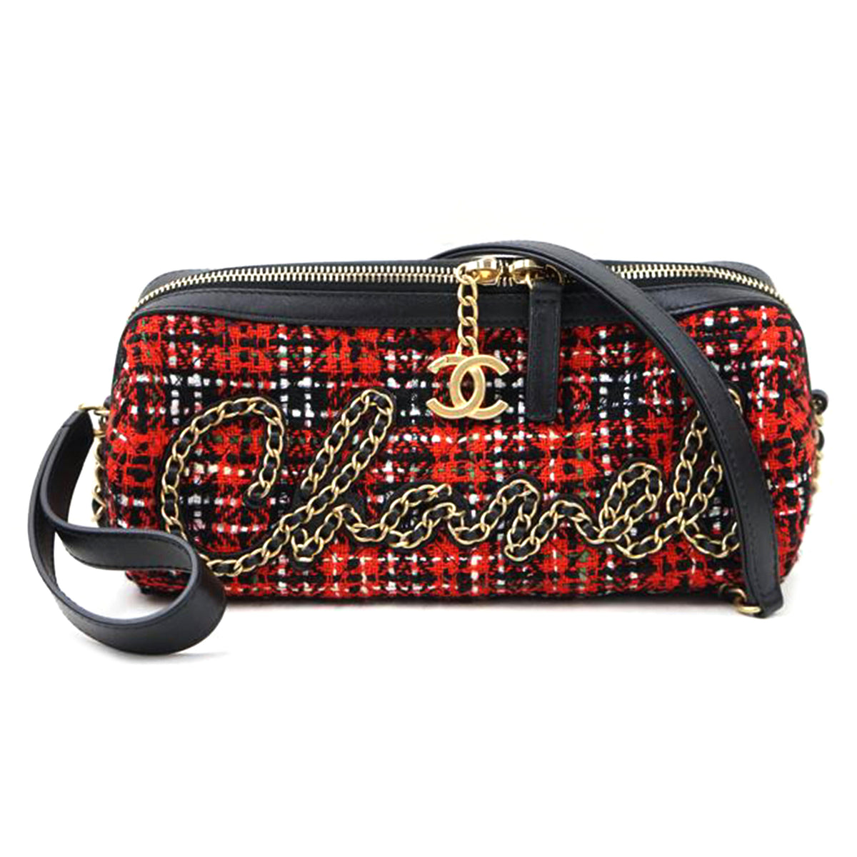 CHANEL シャネル/ツイード チェーンショルダー//300*****/Aランク/67