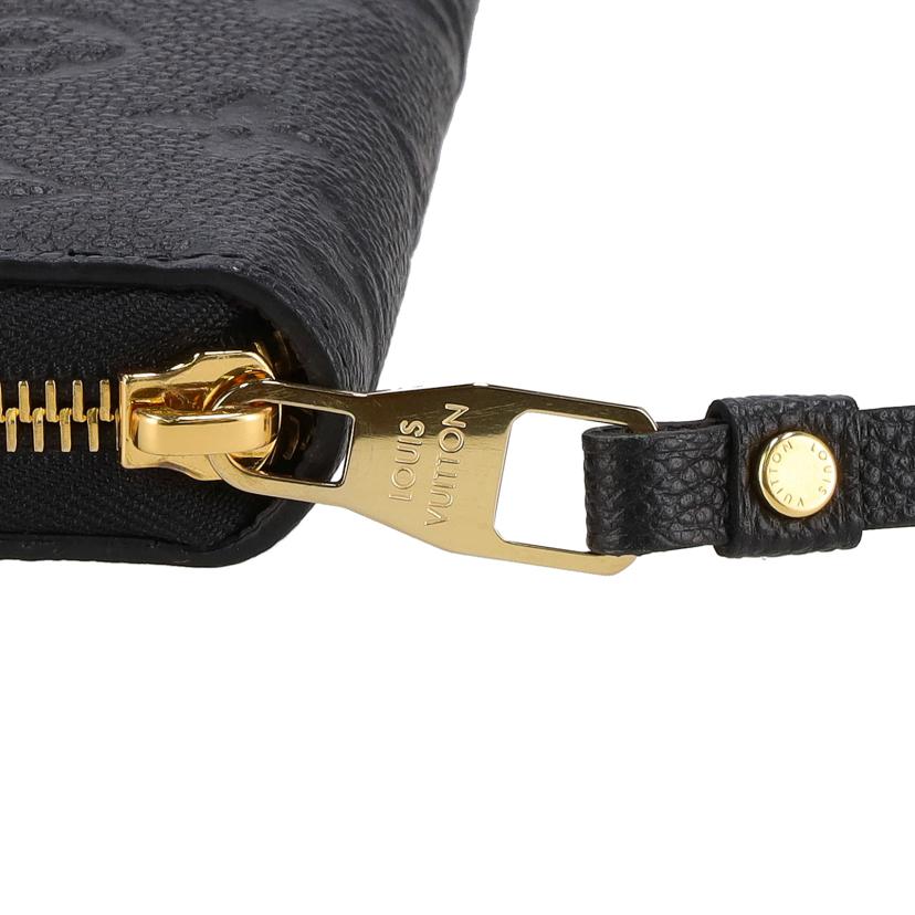 LOUIS VUITTON ルイヴイトン/ジッピーウォレット ノワール/モノグラム・アンプラント/M61864//RFI*****/Aランク/93