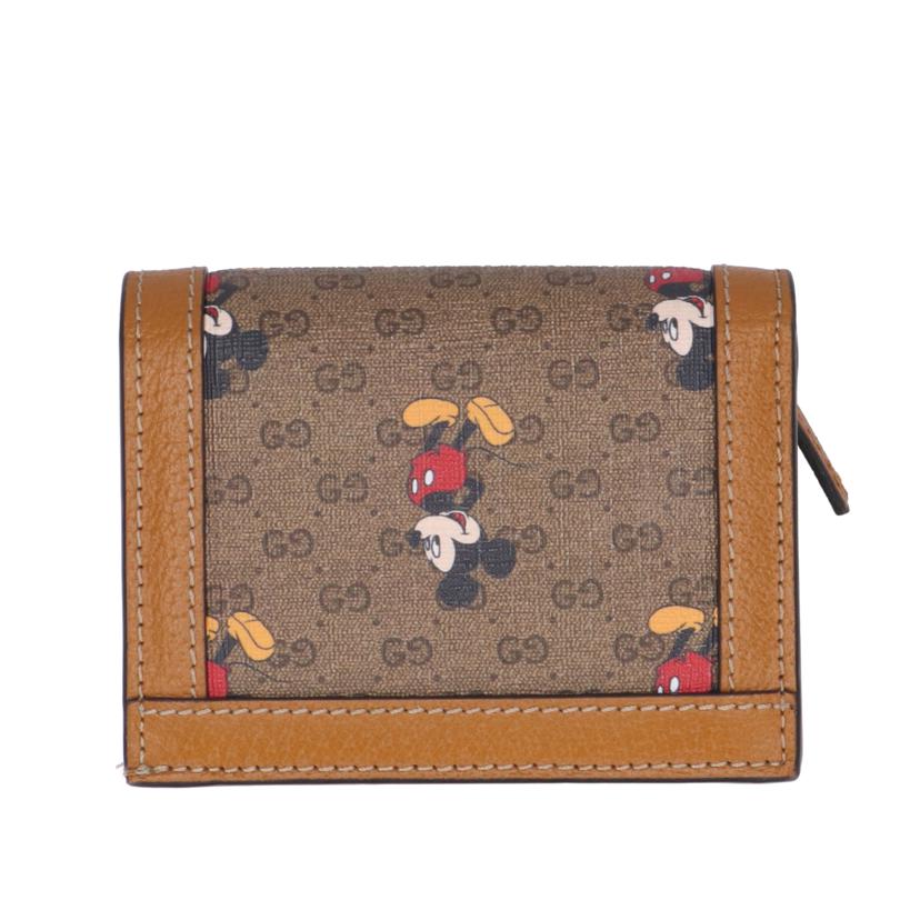 GUCCI グッチ/ミッキ－マウスGGスプリーム　コンパクトウォレット/602534//S85**/Aランク/70