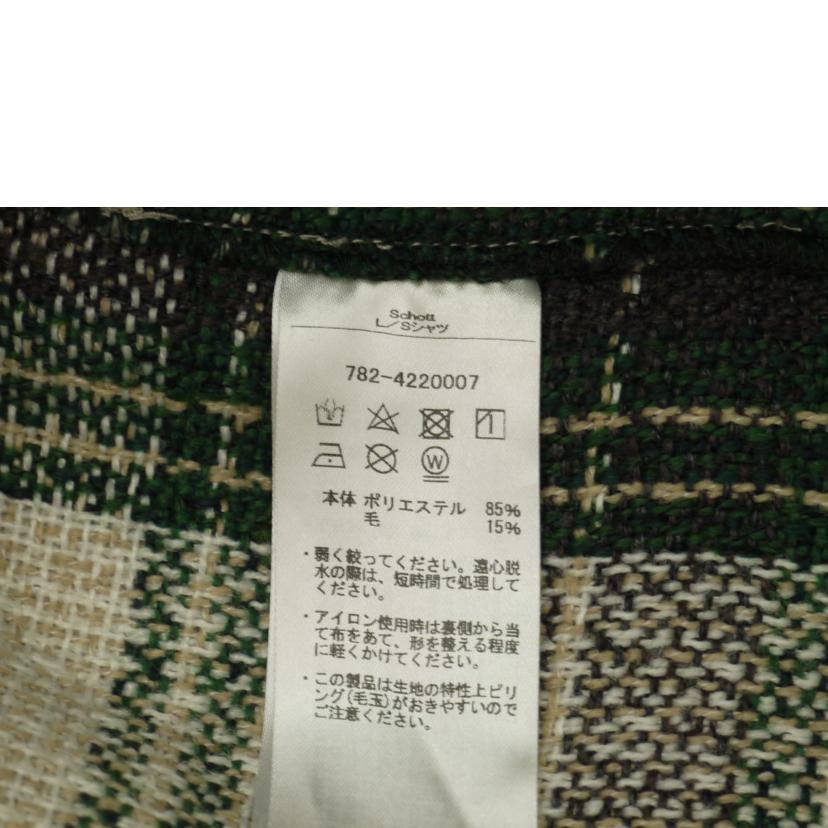 Schott ショット/シャギープレイドシャツ/782-4220007//Aランク/69