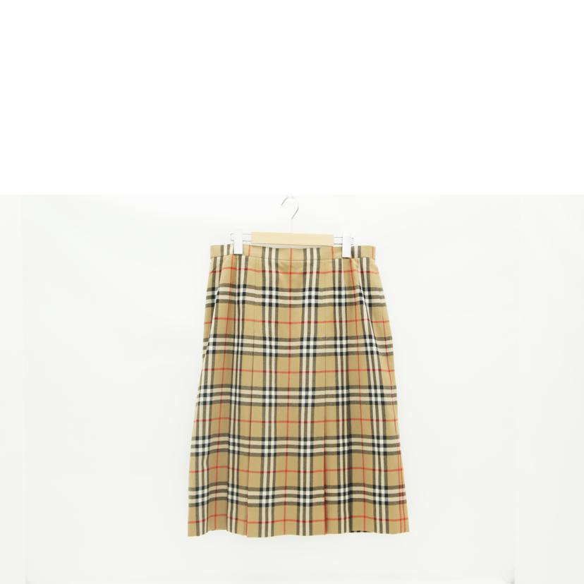 BURBERRYS チェック柄 スカート 希少美品 Burberrys バーバリーズ ウール 巻きスカート 茶