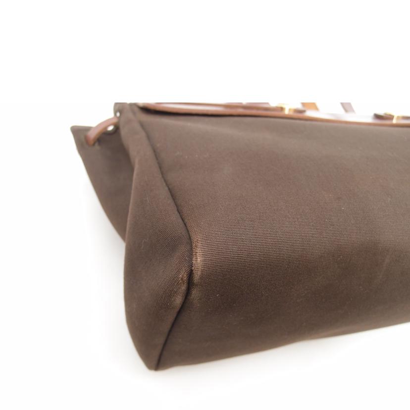 HERMES エルメス/エールバッグカバスGM／ブラウン系//□F刻*******/Bランク/69