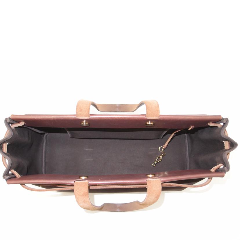 HERMES エルメス/エールバッグカバスGM／ブラウン系//□F刻*******/Bランク/69