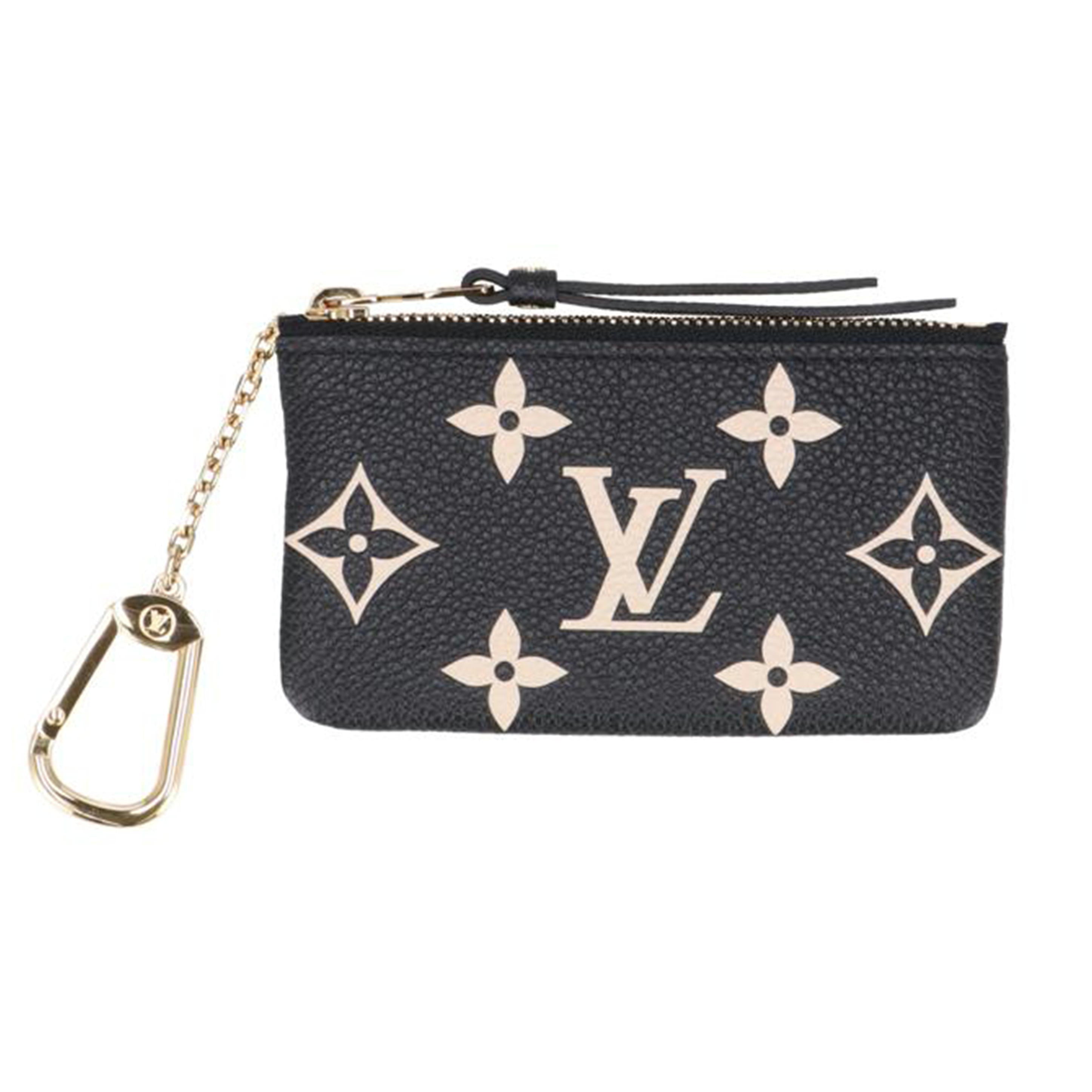 LOUIS VUITTON ルイ・ヴィトン/ポシェット・クレ/アンプラント/ブラック ベージュ/M80885//CT1***/Sランク/25