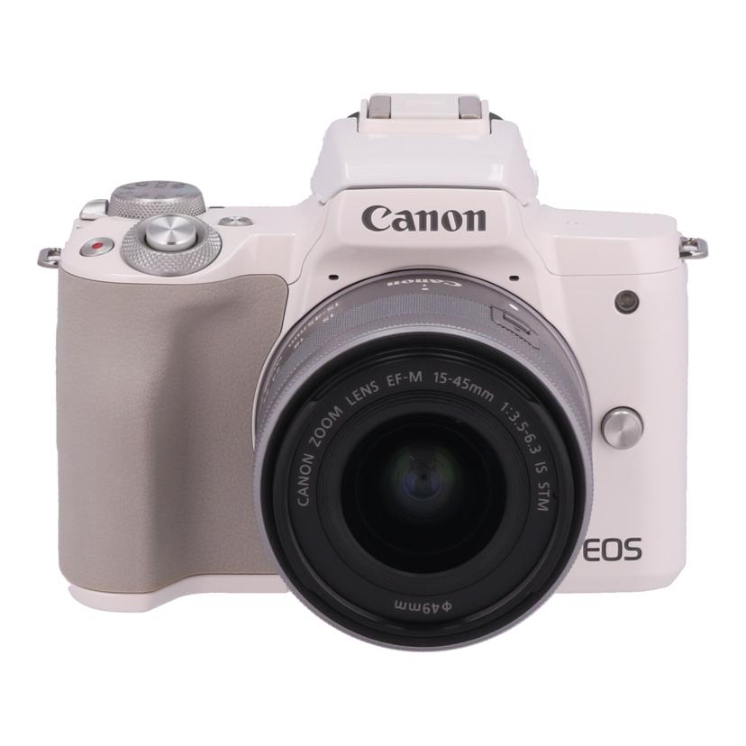 Canon キヤノン　/ミラーレス一眼　ダブルズームキット/EOS Kiss M  ﾀﾞﾌﾞﾙｽﾞｰﾑｷｯﾄ//831037002336/Bランク/69