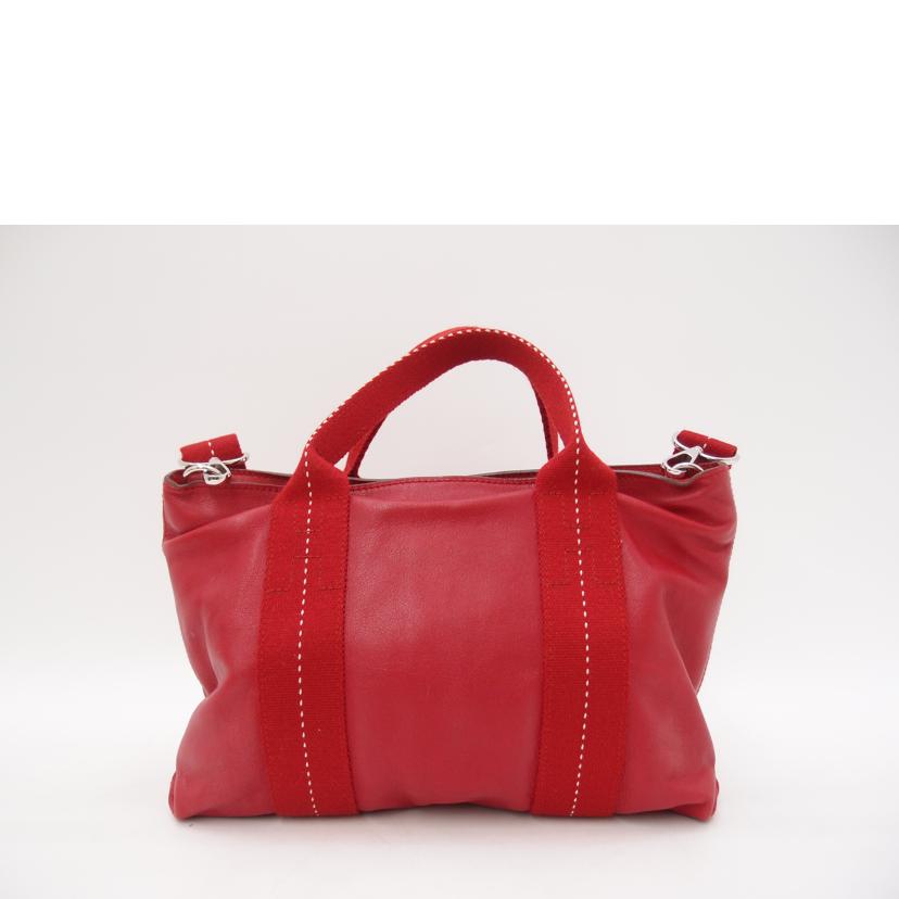 HERMES　 エルメス/キャラバン・ホリゾンタルPM／レッド系//ABランク/69