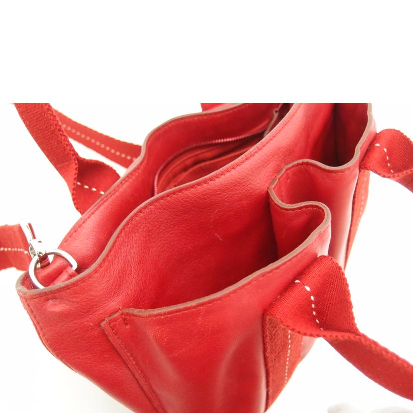 HERMES　 エルメス/キャラバン・ホリゾンタルPM／レッド系//ABランク/69