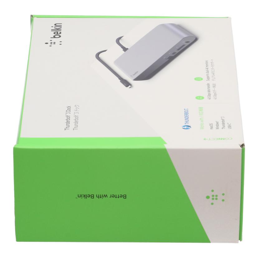Belkin ベルキン　/Thunderbolt　3Dock未使用/F4U097JA//32B01ESB903339/Sランク/84