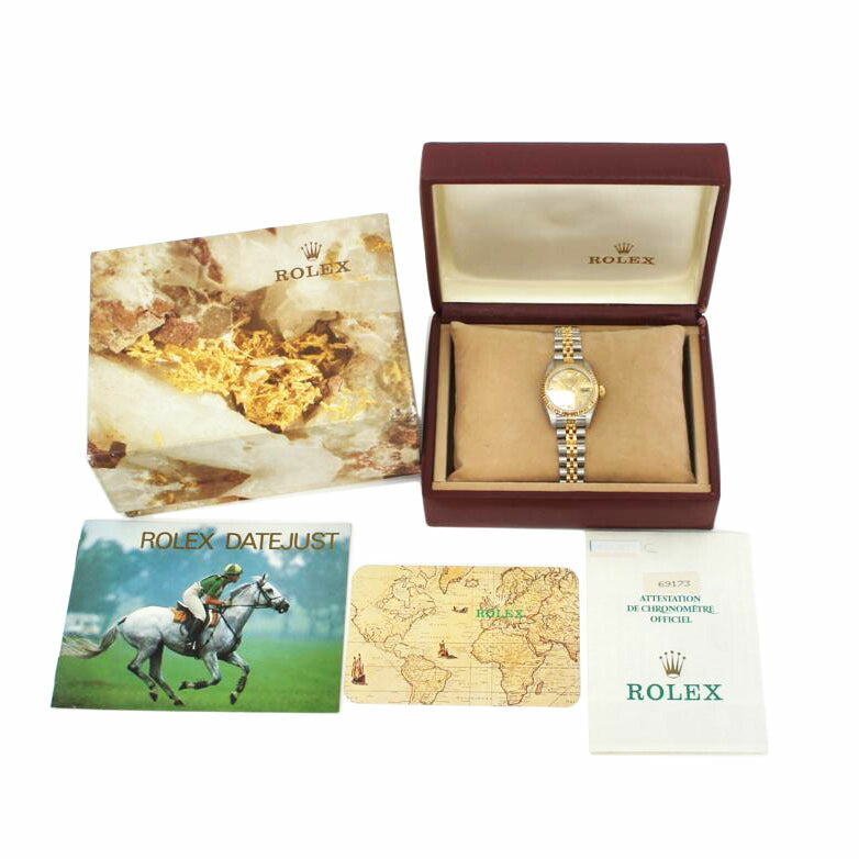 ROLEX ロレックス/デイトジャスト・レディースSS×YG／X番/69173G//X92****/Aランク/75