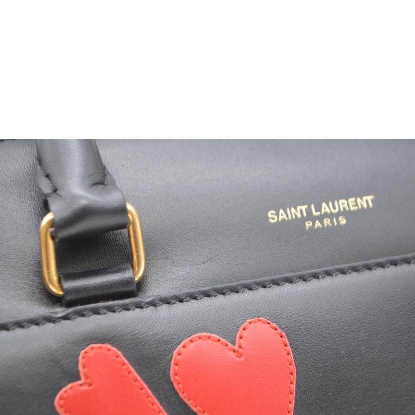SAINT　LAURENT サンローラン/ベイビーダッフル／チェリーハート／ノワール/332423//091*/ABランク/89