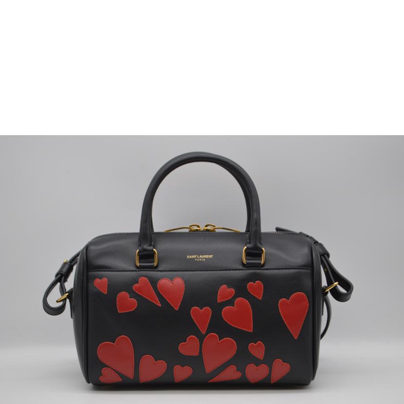 SAINT　LAURENT サンローラン/ベイビーダッフル／チェリーハート／ノワール/332423//091*/ABランク/89
