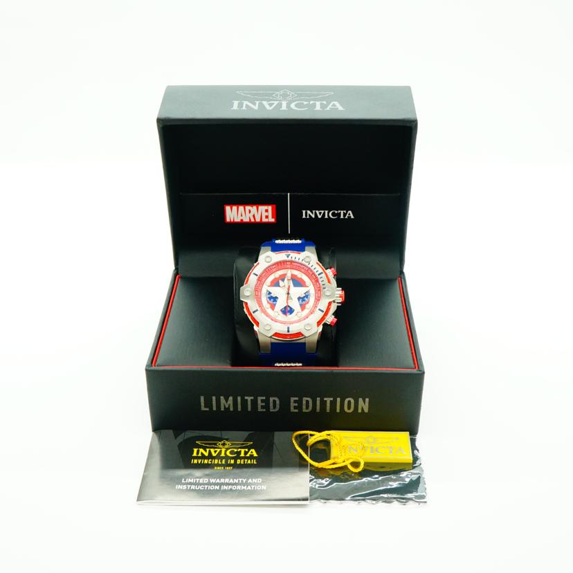 INVICTA インヴィクタ/マーベル・キャプテンアメリカ／クロノグラフ／クォーツ/26894//093******/Aランク/69