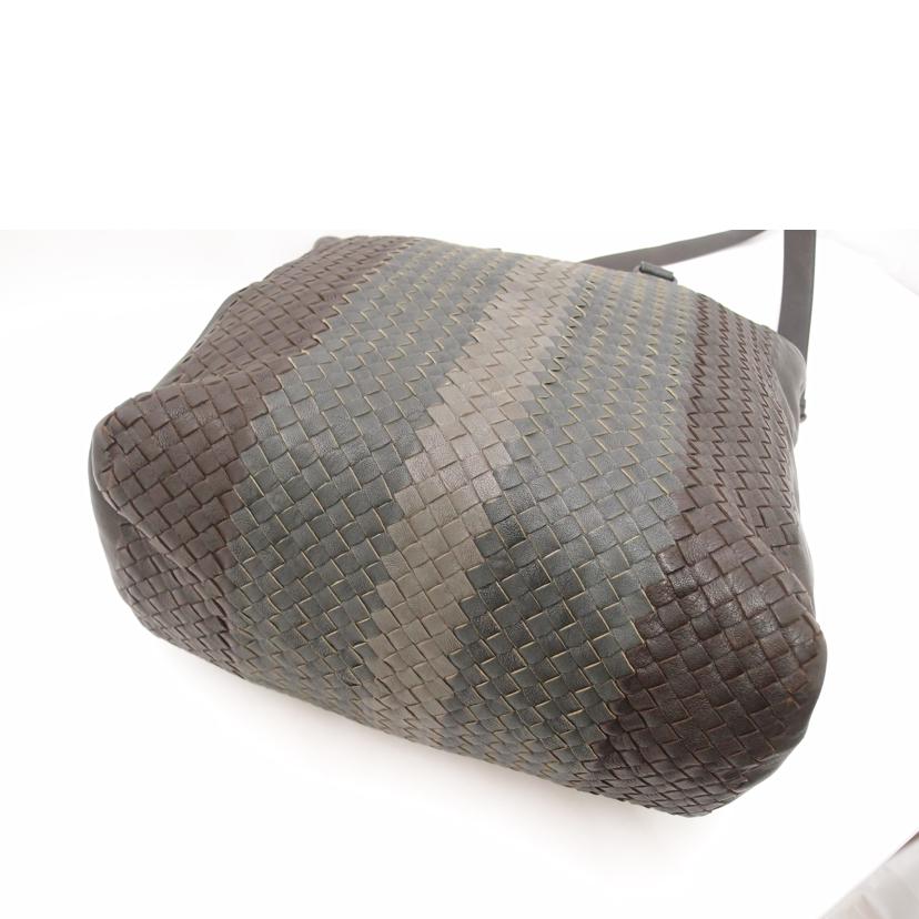 BOTTEGAVENETA ボッテガヴェネタ/イントレチャート2wayトート／ブラウン//ABランク/69