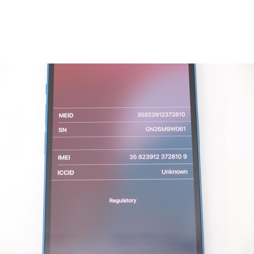 Apple アップル/iPhone　13　256GB　ブルー/MLNM3J/A//GN26M9W061/Bランク/69