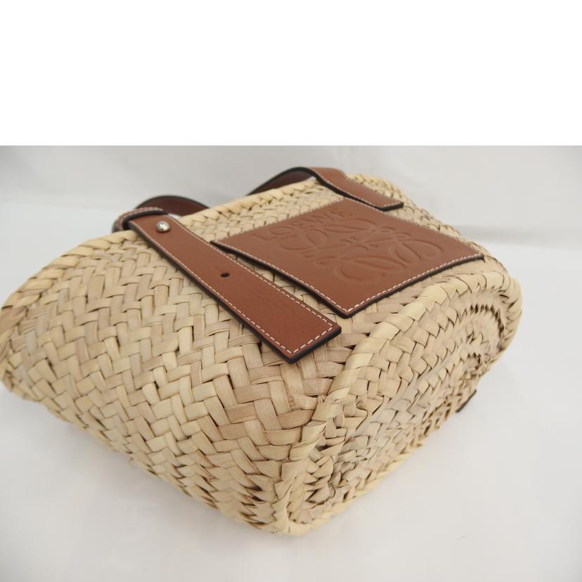 LOEWE ﾛｴﾍﾞ/バスケットキャリーバッグ　スモール　ラフィア//Aランク/82