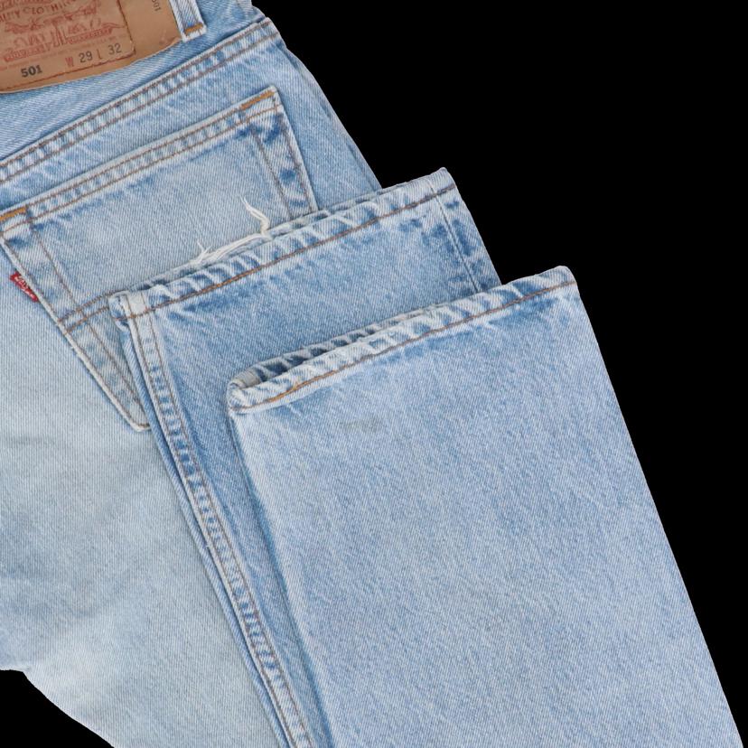 LEVIS リーバイス/90＇s／501XX／USA製／アイスブルー／裏ボタン532／希少/501-0193//Bランク/18