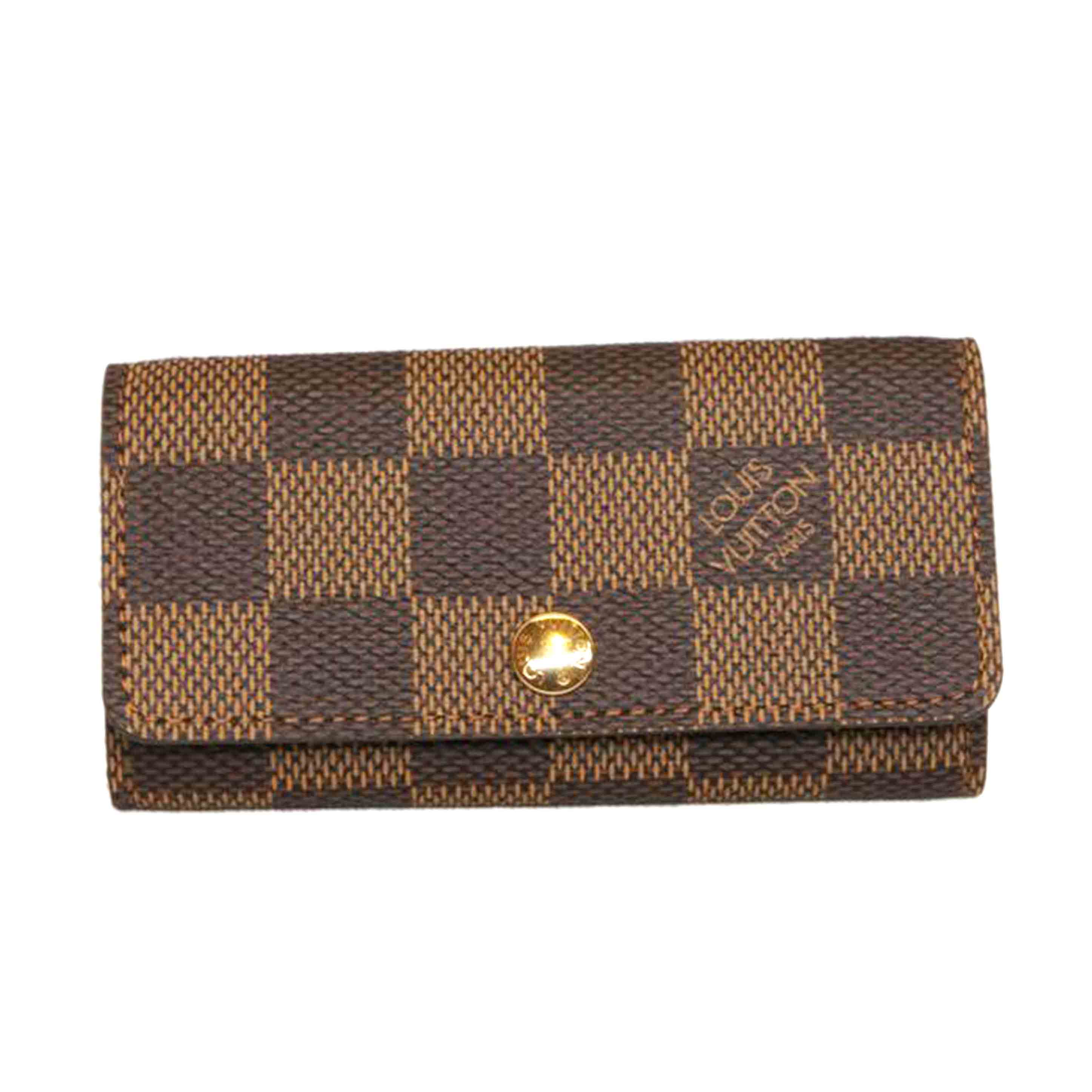 LOUIS　VUITTON ルイヴィトン/キーケースミュルティクレ4／ダミエエベヌ/N62631//TH0***/Aランク/92