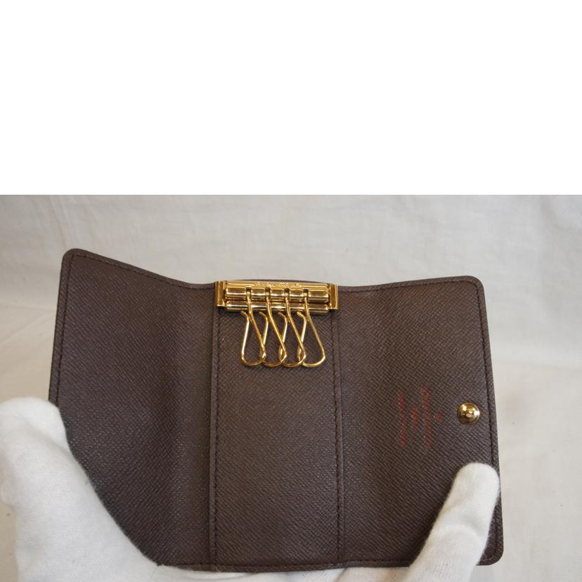 LOUIS　VUITTON ルイヴィトン/キーケースミュルティクレ4／ダミエエベヌ/N62631//TH0***/Aランク/92