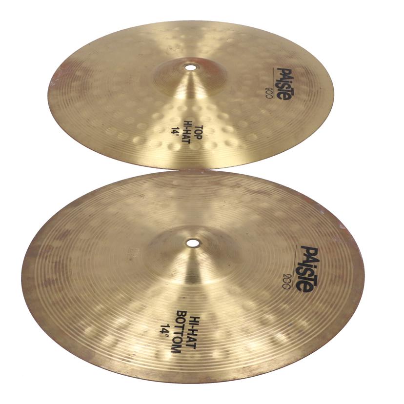 PAiSTe パイステ　/ハイハットシンバル／200Series/14ｲﾝﾁHI-HAT TOP&BOTTOM//-/Bランク/69