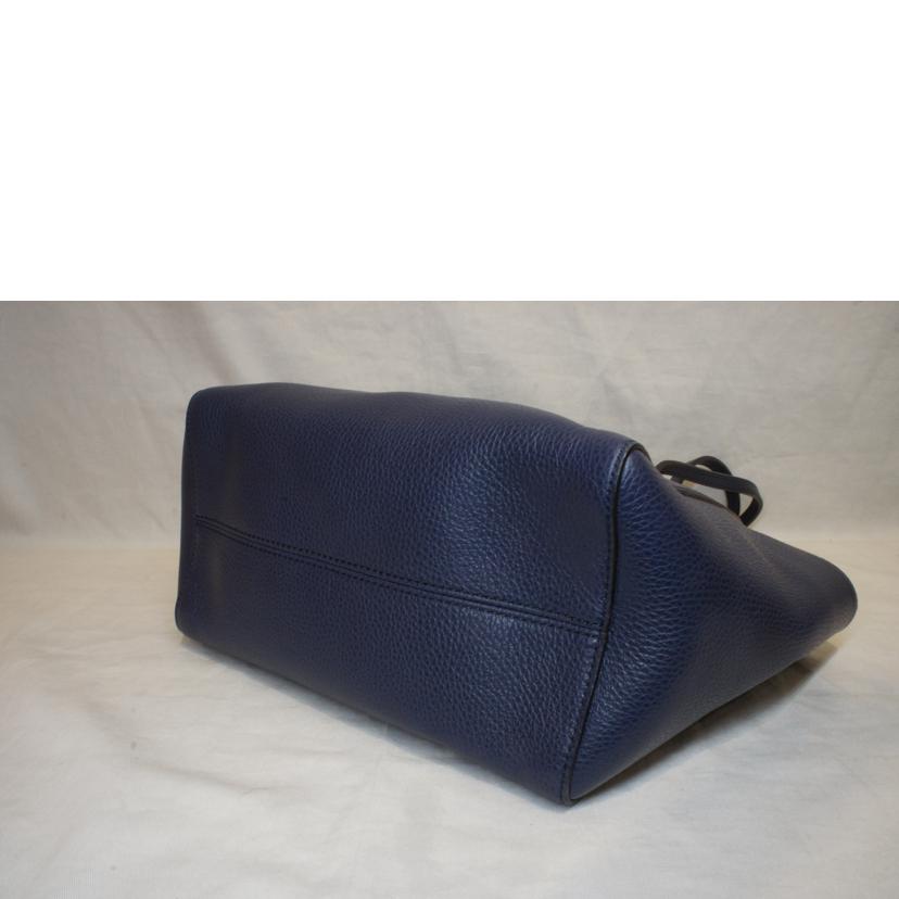GUCCI グッチ/レザースウィングトートネイビー/354408//520***/Aランク/92
