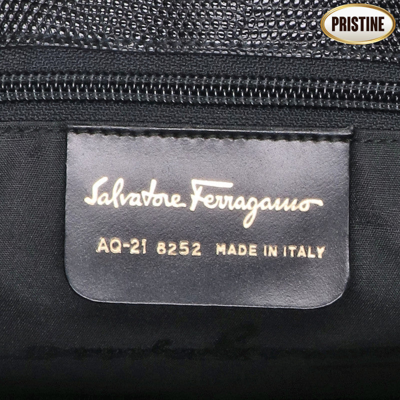 Ferragamo　 フェラガモ/ヴァラリザードエンボス2WAYハンド/AQ-21 8252//SAランク/75