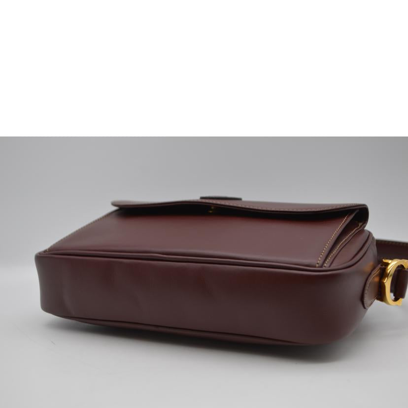 Cartier カルティエ/マストラインレザーショルダー／ボルドー//ABランク/89