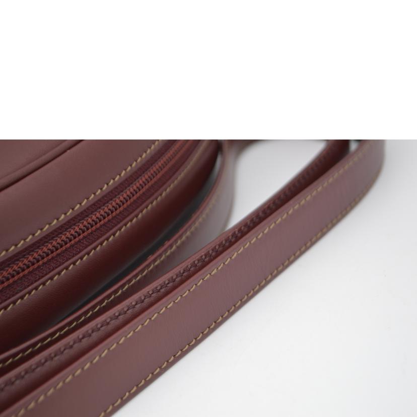 Cartier カルティエ/マストラインレザーショルダー／ボルドー//ABランク/89