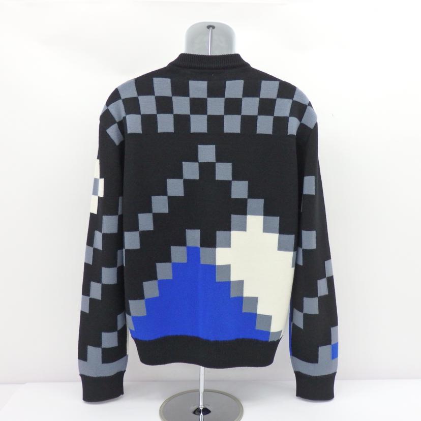 LV ルイ・ヴィトン/23SSLVフェアアイルマクロクールネックニットセーター／サイズS/RM231M ZLL HON20W//Aランク/77