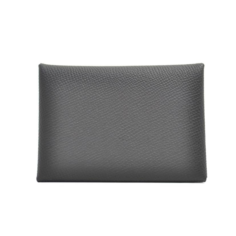 HERMES　 エルメス/カルヴィデュオ／ヴォーエプソン／ノワール//B  ***************/Aランク/75