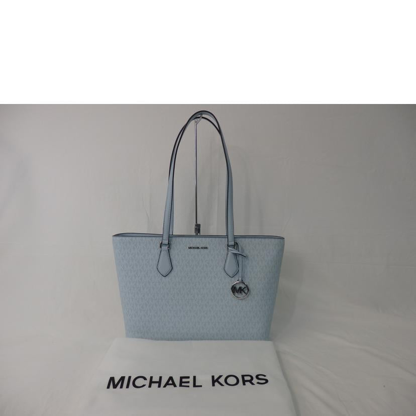 MICHAEL　KORS マイケルコース/MK柄／トートバッグ／水色/35T4S6HT9B//SAランク/84