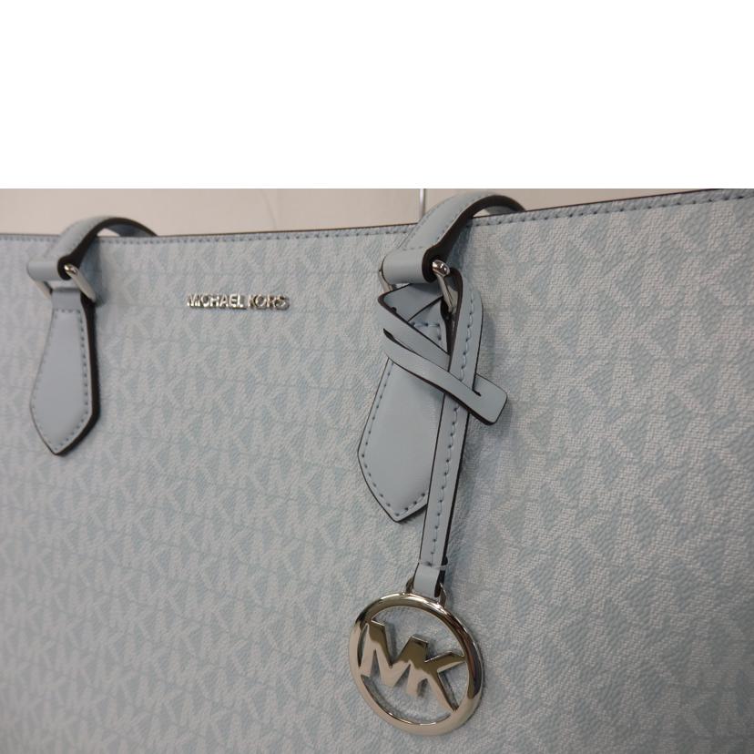 MICHAEL　KORS マイケルコース/MK柄／トートバッグ／水色/35T4S6HT9B//SAランク/84