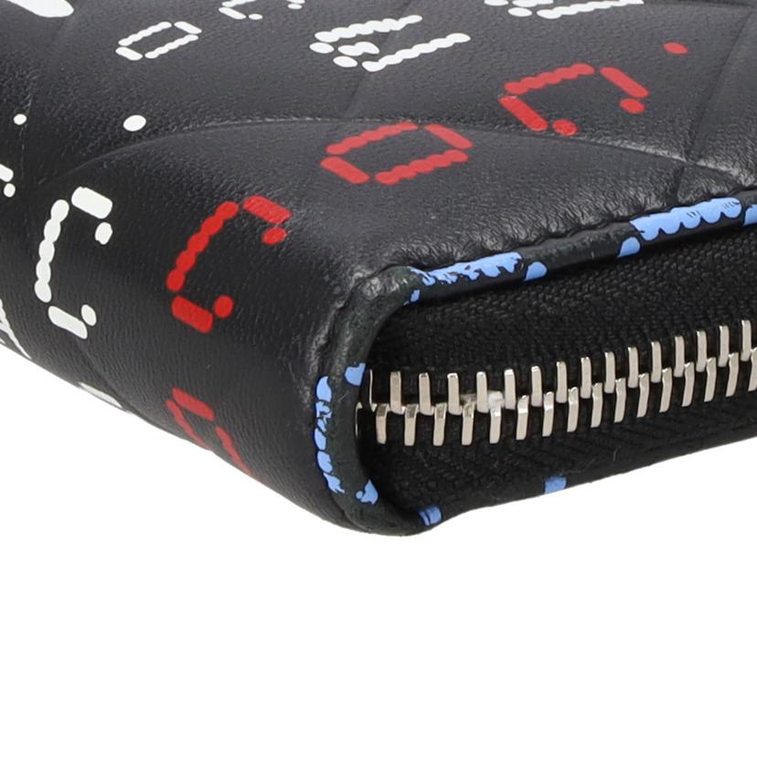 CHANEL シャネル/タイポグラフィマトラッセ／ラウンドZIP長財布　A//236*****/Aランク/93