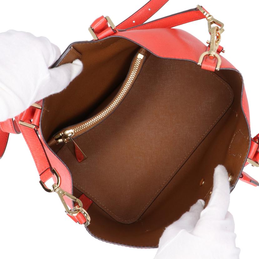 MICHAEL　KORS マイケルコース/グリニッチ2WAYショルダーバッグ／レッドオレンジ/30S5GGRT6U//ABランク/18