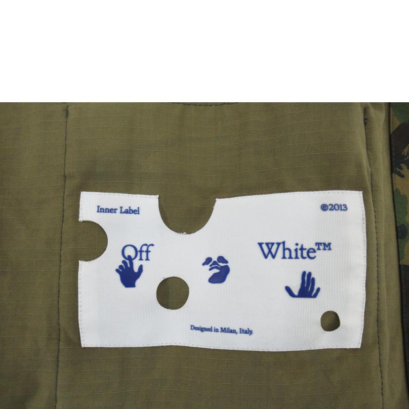 Off－White/ワッペン付ジャケット／カモフラ//Aランク/63