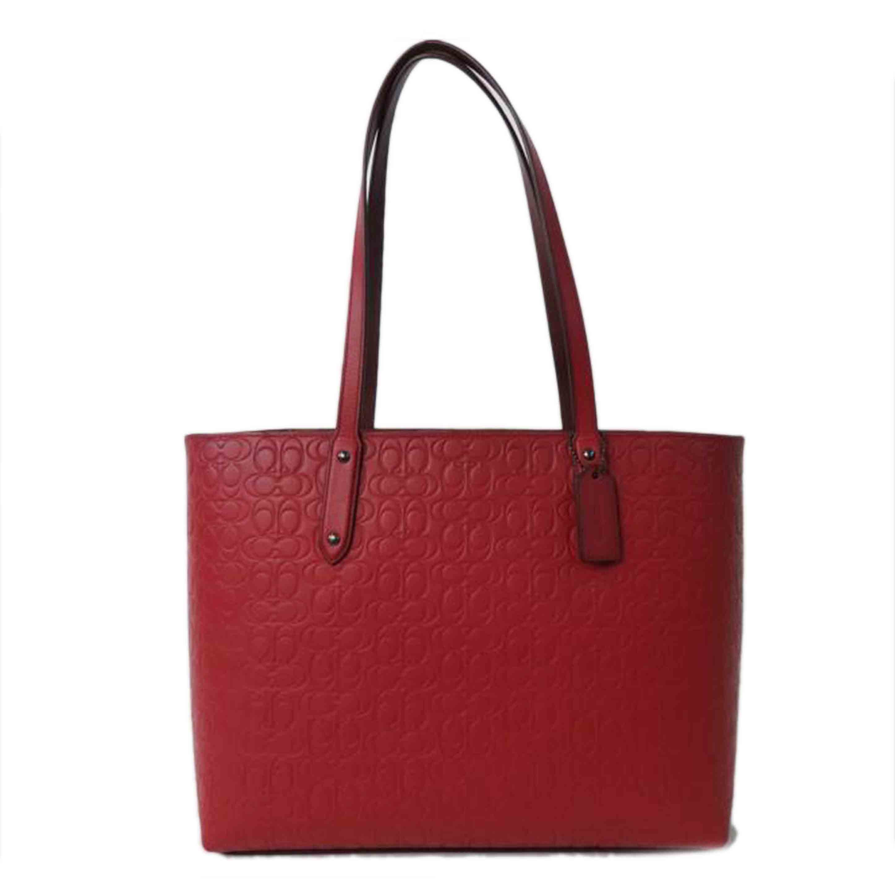 COACH コーチ/シグネチャートートバッグ／赤/696521//H19**/Aランク/84