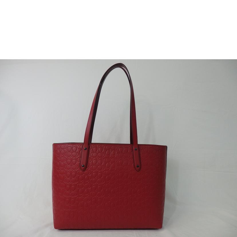 COACH コーチ/シグネチャートートバッグ／赤/696521//H19**/Aランク/84