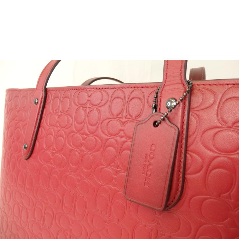 COACH コーチ/シグネチャートートバッグ／赤/696521//H19**/Aランク/84
