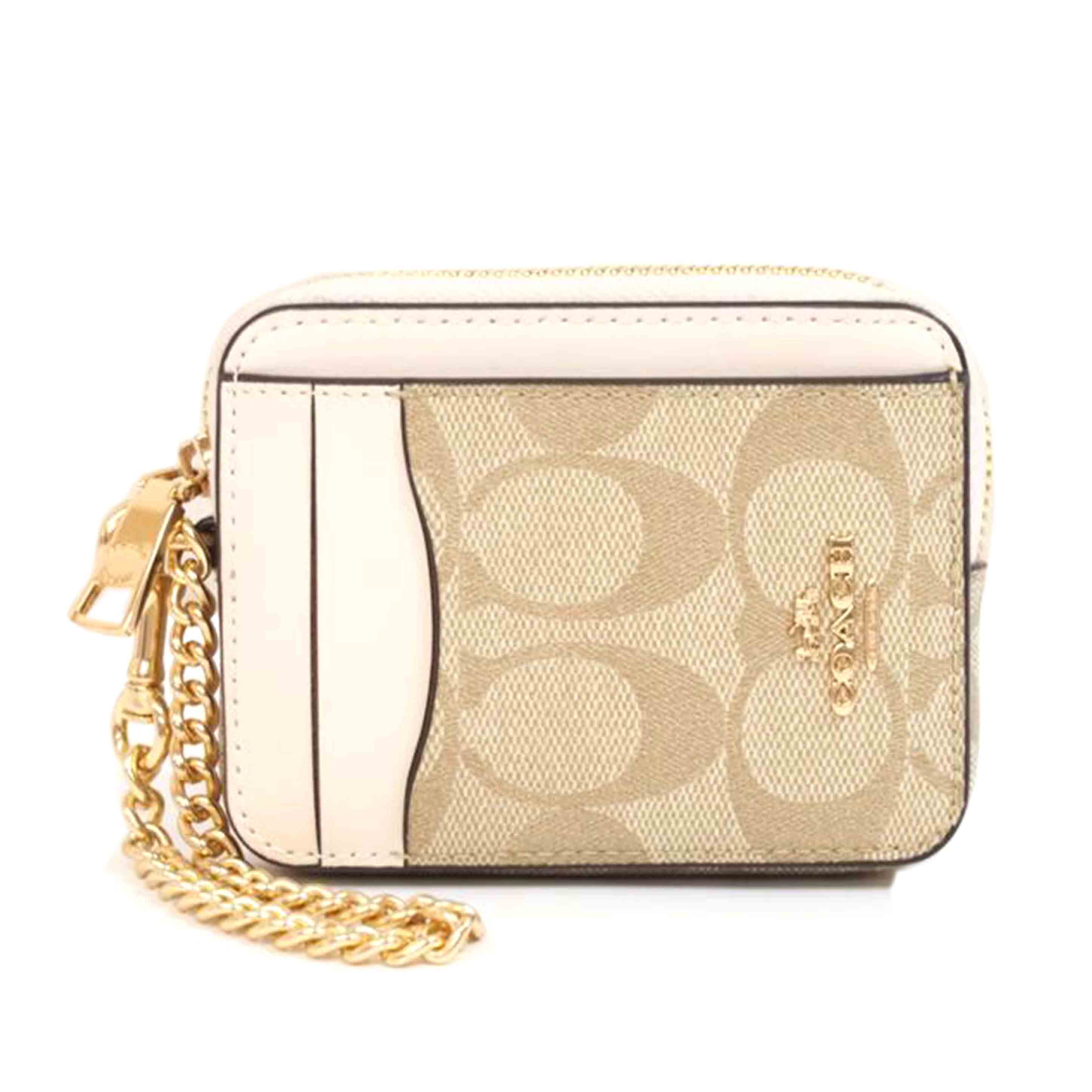 COACH コーチ/シグネチャージップカードコインケース/C0058//J23**/Aランク/71