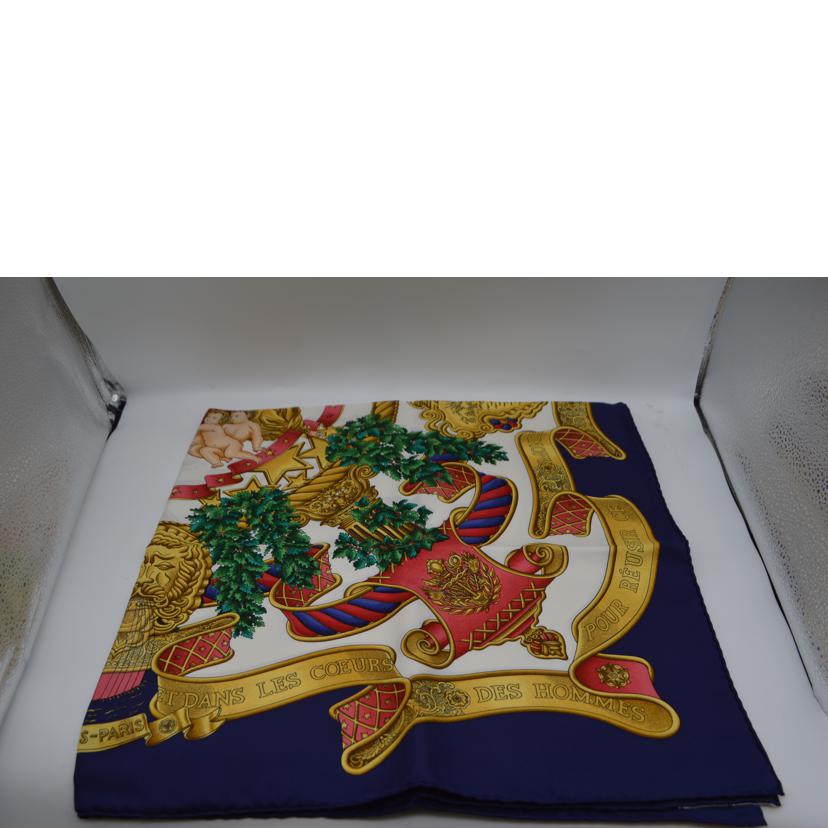 HERMES エルメス/Europe　Christmas　ヨーロッパクリスマス　カレ90//SAランク/89