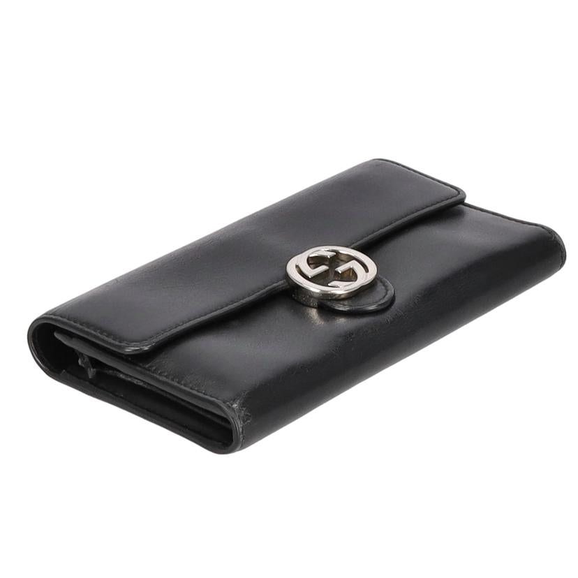 GUCCI グッチ/インターロッキングG　フラップ長財布/369663//525***/Bランク/70