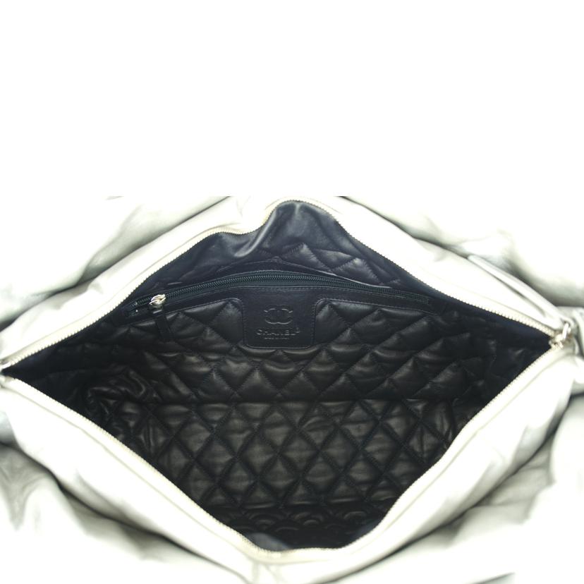 CHANEL/コココクーントート／メタリックシルバー//140*****/ABランク/75