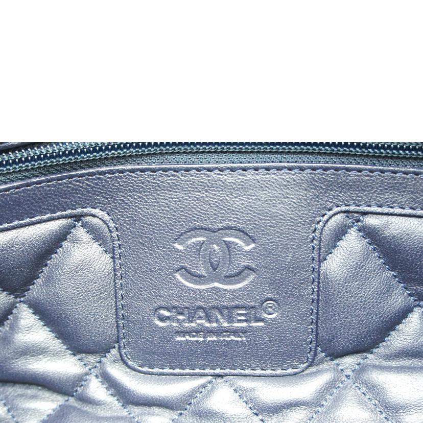 CHANEL/コココクーントート／メタリックシルバー//140*****/ABランク/75