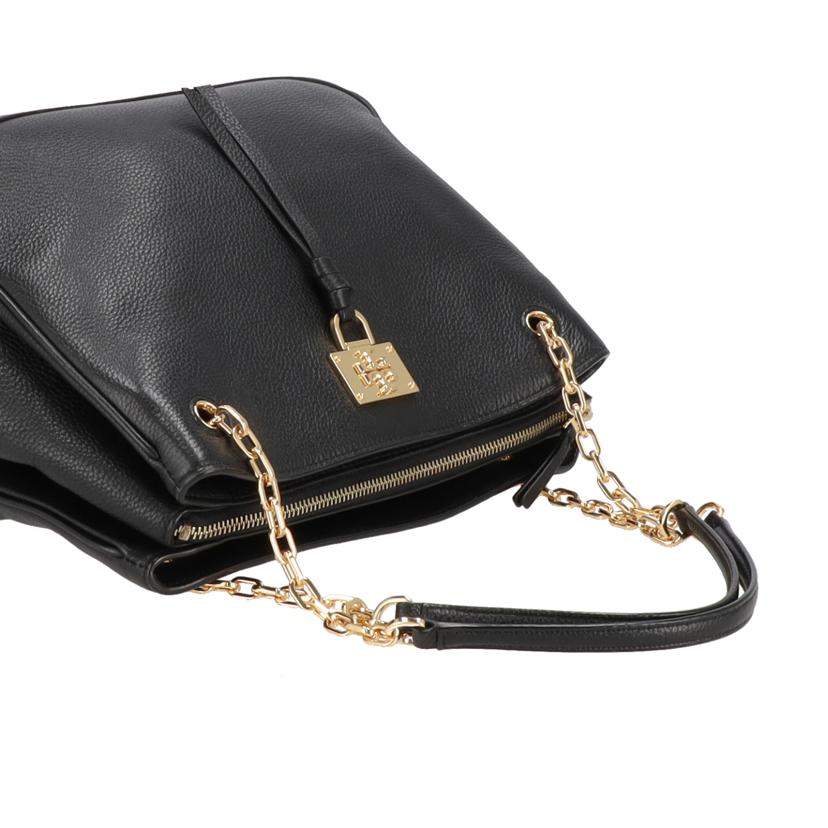 TORY BURCH トリーバーチ/レザーチェーントートバッグ/ブラック//ABランク/18