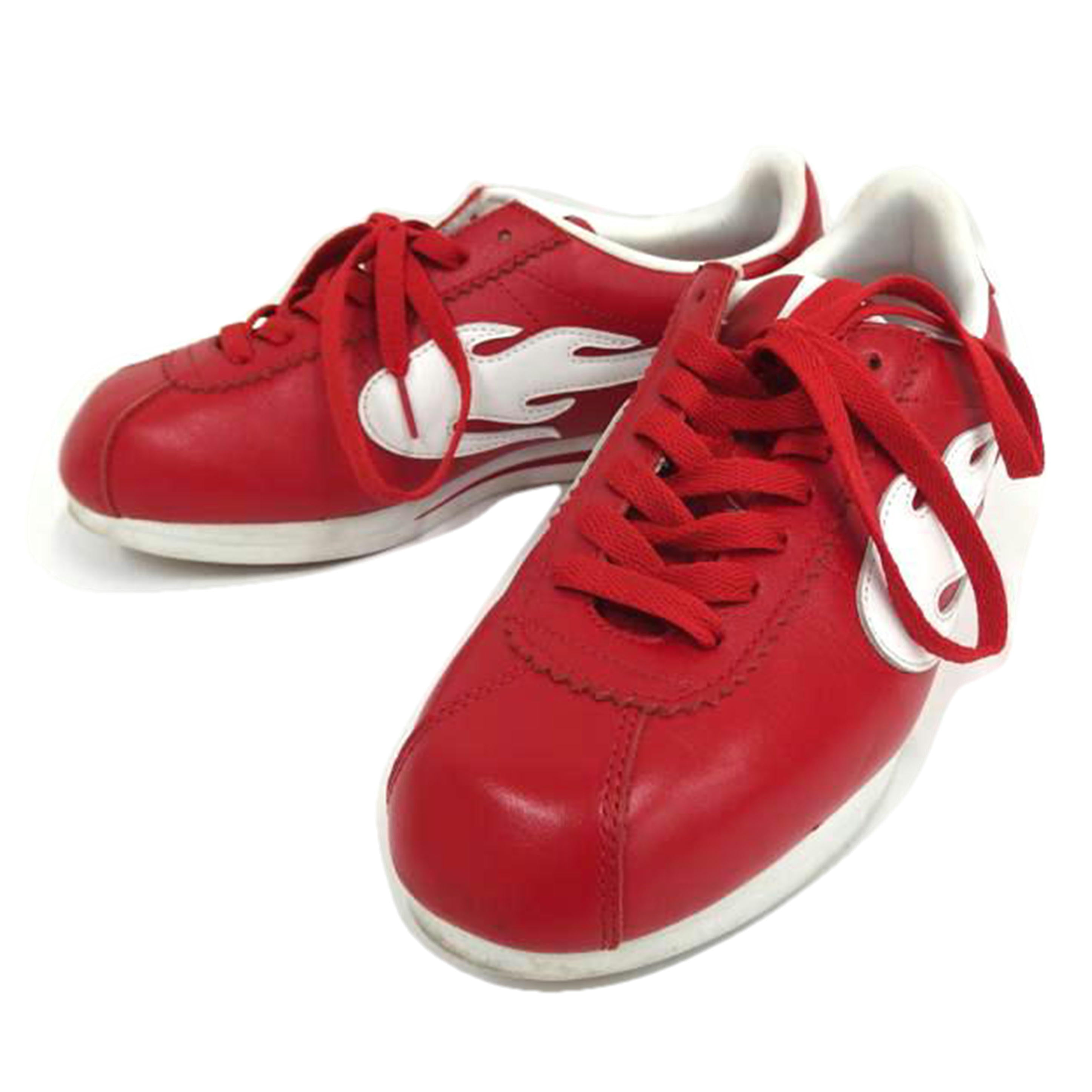 4HUNNID フォ-ハニッド/THE　Flame　Block　Runnerスニーカー／RED//ABランク/82